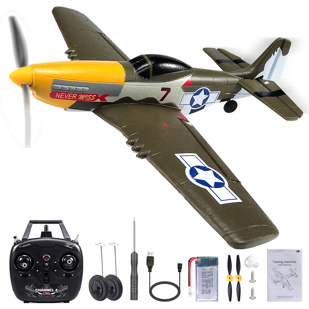 RC Plane P51 Mustang 2.4G Radi - Rc Helicopter Large บทวิจารณ์และราคา