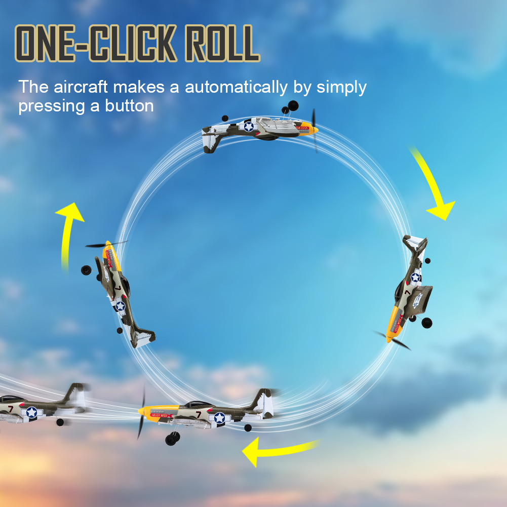 RC Plane P51 Mustang 2.4G Radi - Rc Helicopter Large บทวิจารณ์และราคา