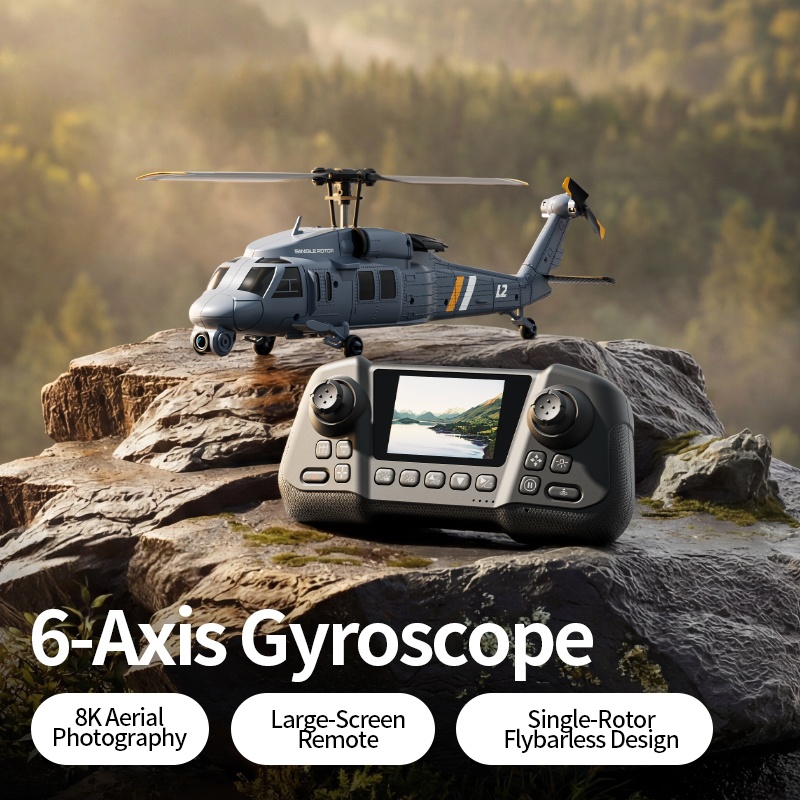 Single-Rotor Flybarless Design - Rc Helicopter Single Rotor บทวิจารณ์และราคา