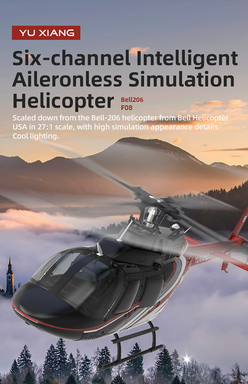 YU XIANG RC Airplane 2.4G 6CH  - Rc Helicopter Large บทวิจารณ์และราคา