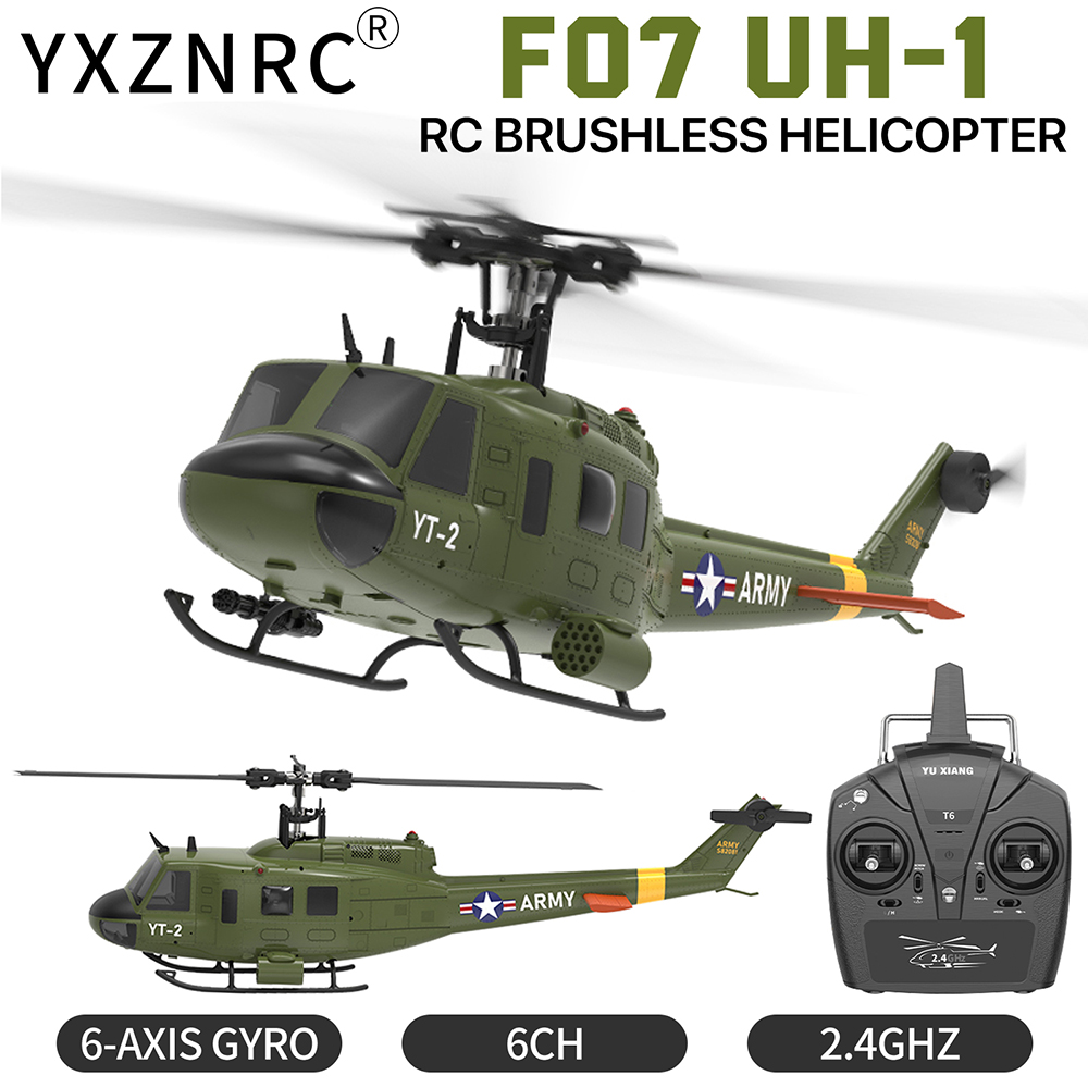 YUXIANG F07 UH-1 Aileronless H - Rc Helicopter Gyro บทวิจารณ์และราคา
