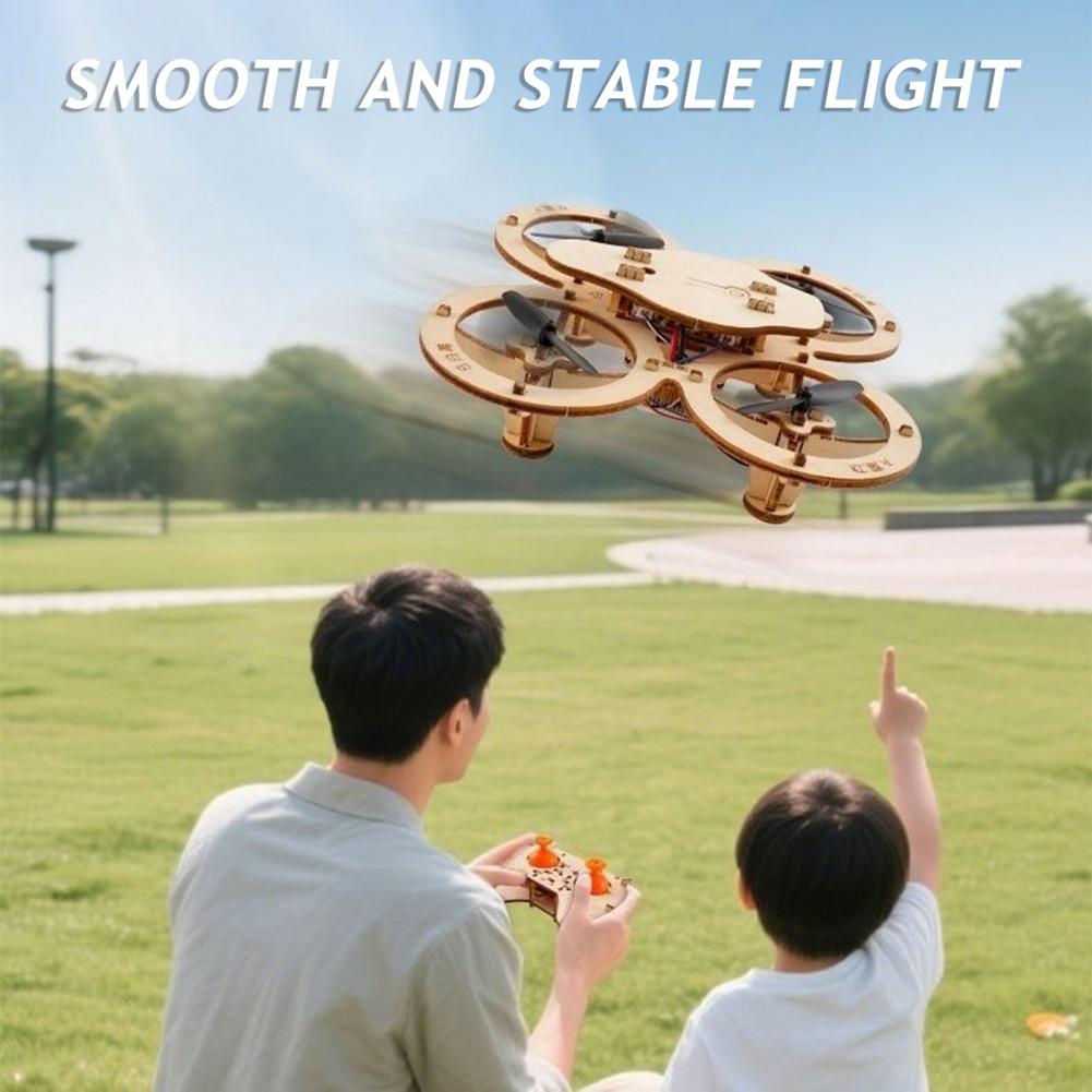 Rc Drone Toy Wooden Drone Puzz - Rc Helicopter Electric บทวิจารณ์และราคา