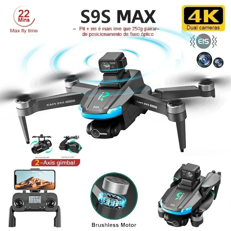 NEW S9S MAX MINI Drone 4K 2-Ax - Rc Helicopter Case บทวิจารณ์และราคา