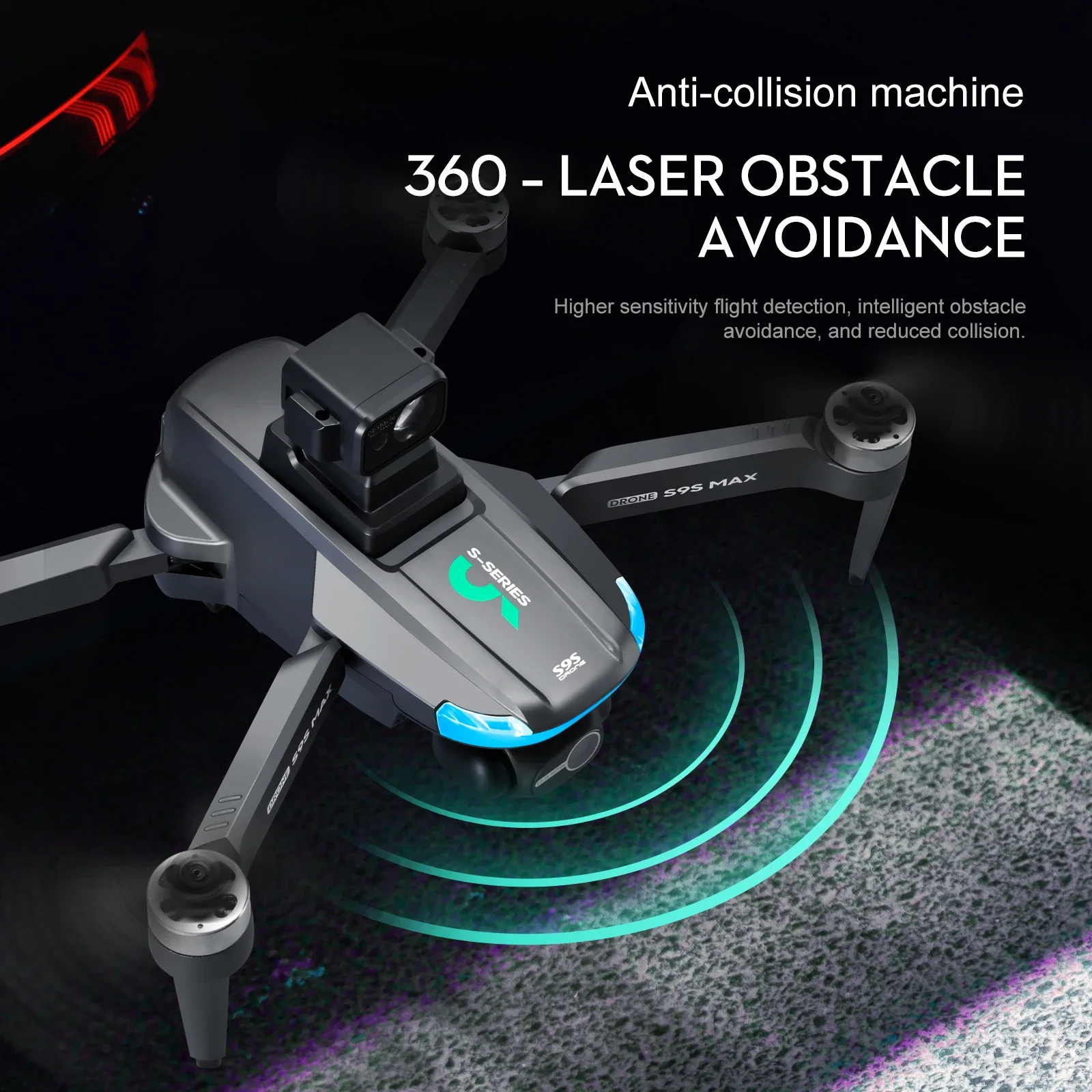 NEW S9S MAX MINI Drone 4K 2-Ax - Rc Helicopter Case บทวิจารณ์และราคา
