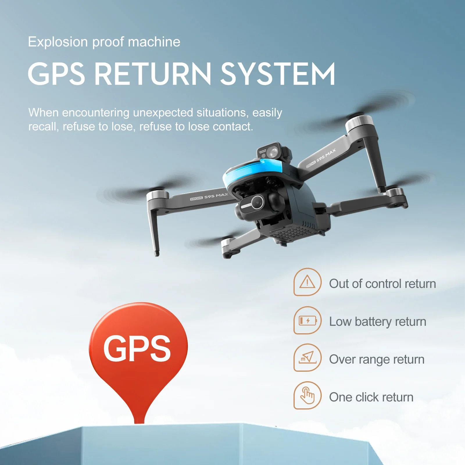 NEW S9S MAX MINI Drone 4K 2-Ax - Rc Helicopter Case บทวิจารณ์และราคา