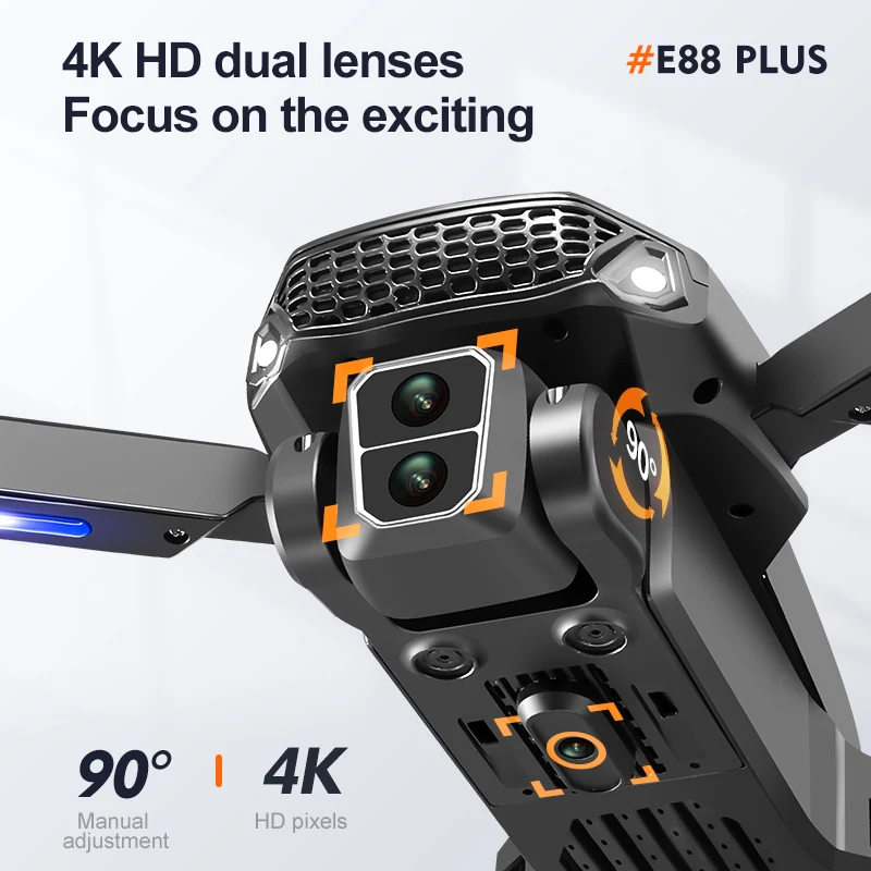 New E88 Plus Quadcopter Drone: - Rc Helicopter Electric บทวิจารณ์และราคา