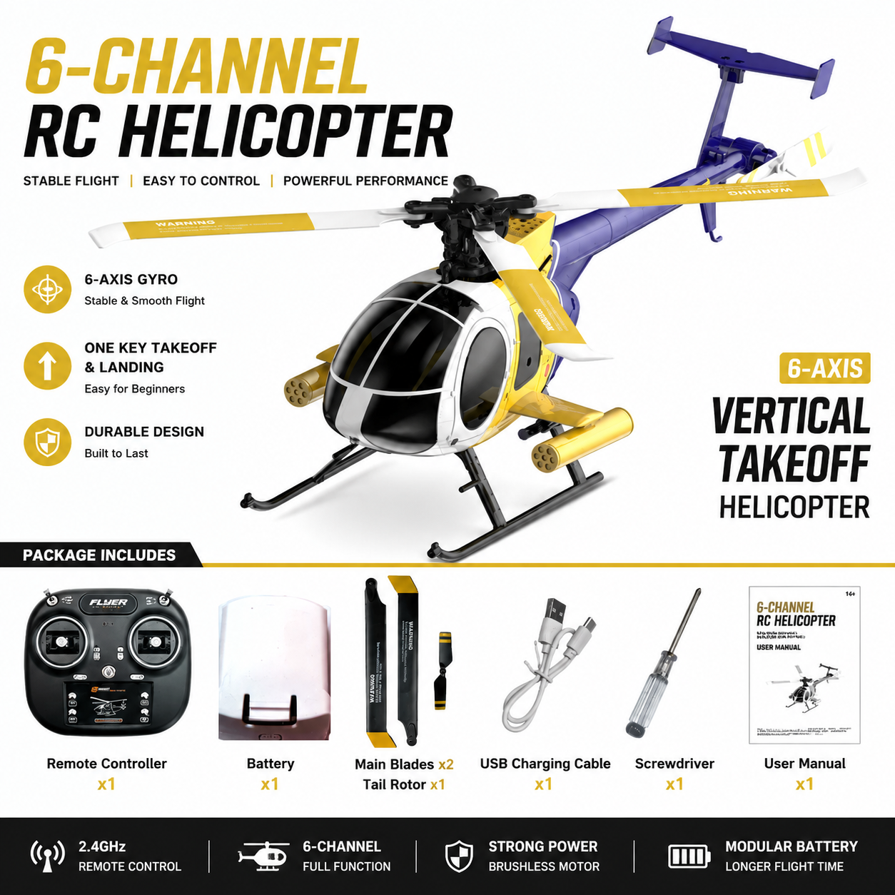 K300 6CH RC Helicopter Brushle - Rc Helicopter Gyro บทวิจารณ์และราคา