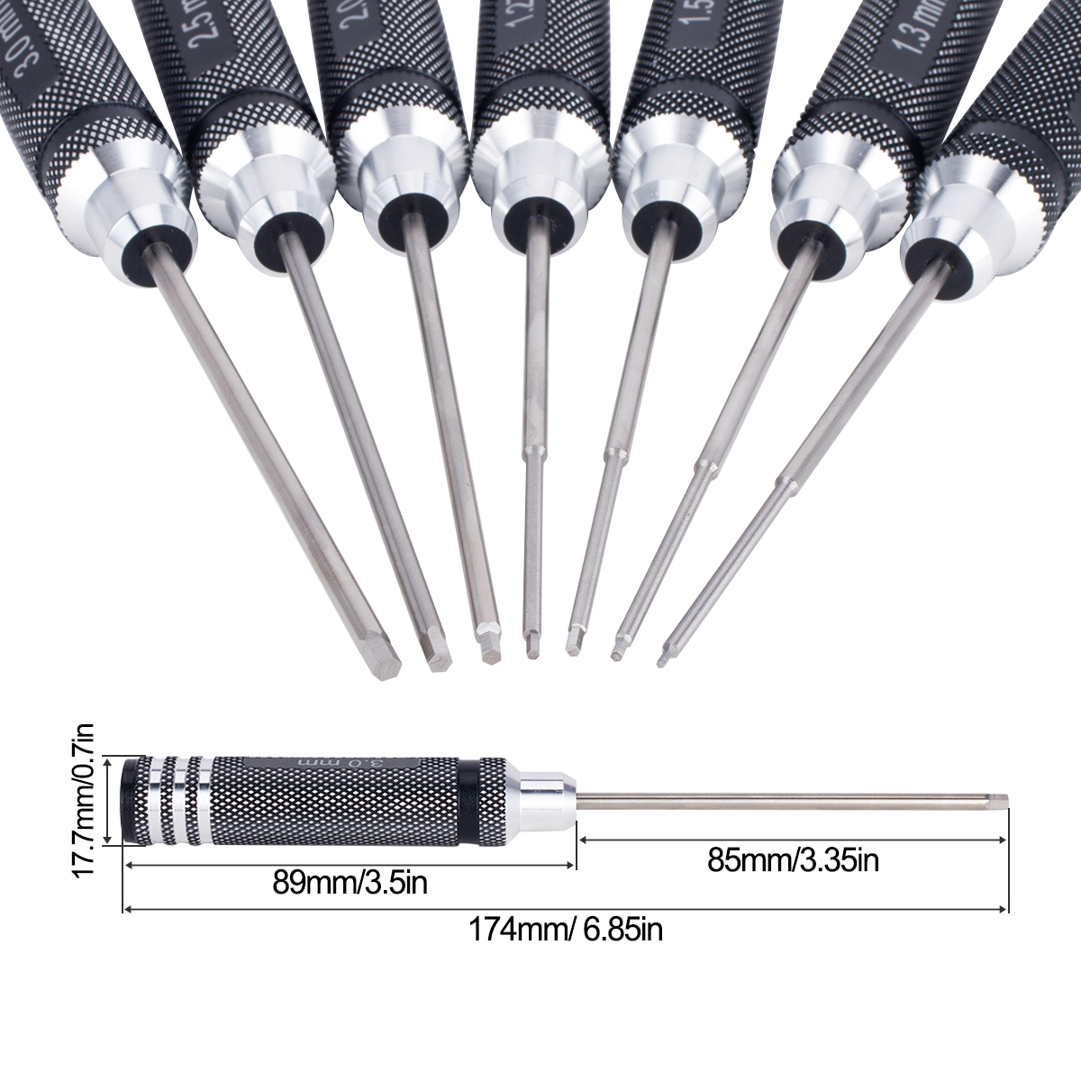7 IN 1 Steel Hex Socket Profes - Rc Helicopter Tool Kit บทวิจารณ์และราคา