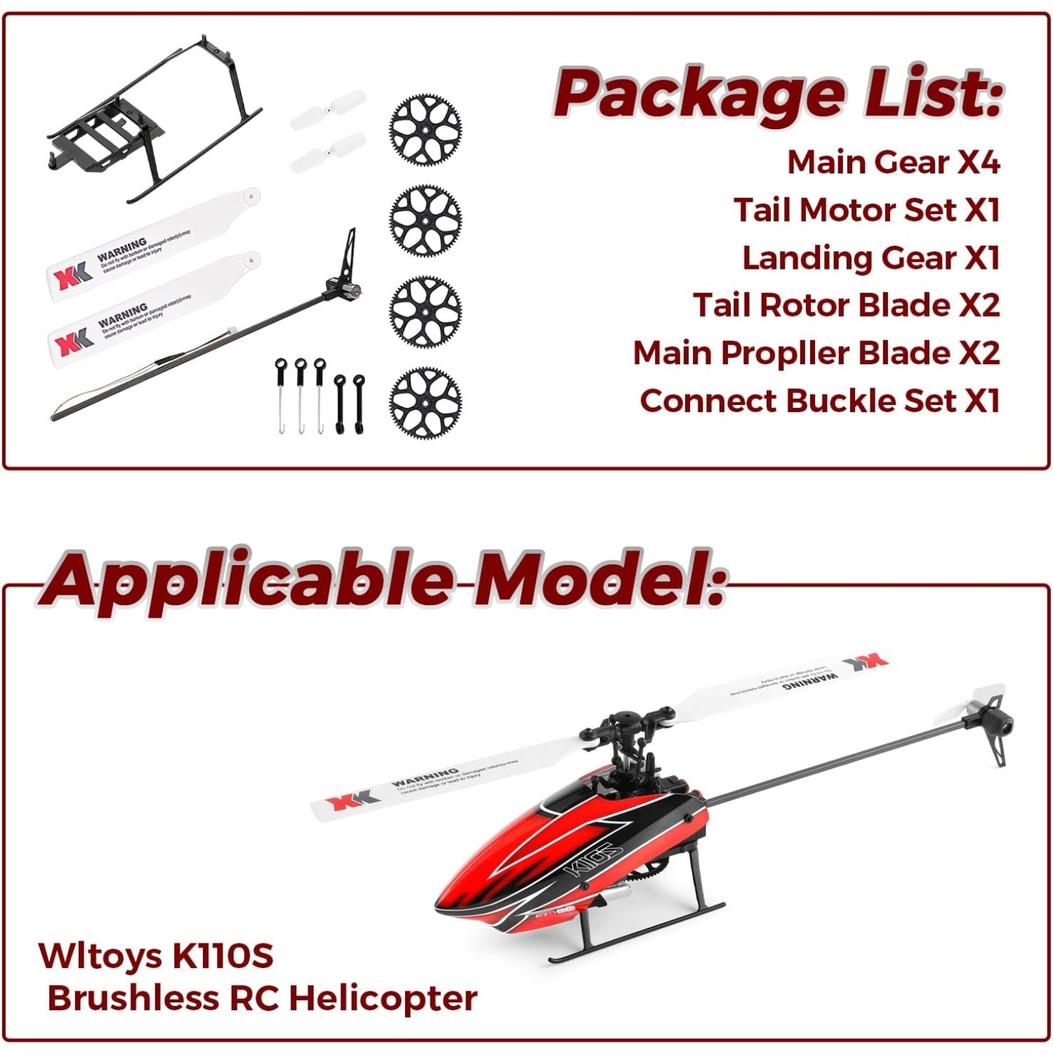 Spare Accessory Kit, Compatibl - Rc Helicopter Blade บทวิจารณ์และราคา
