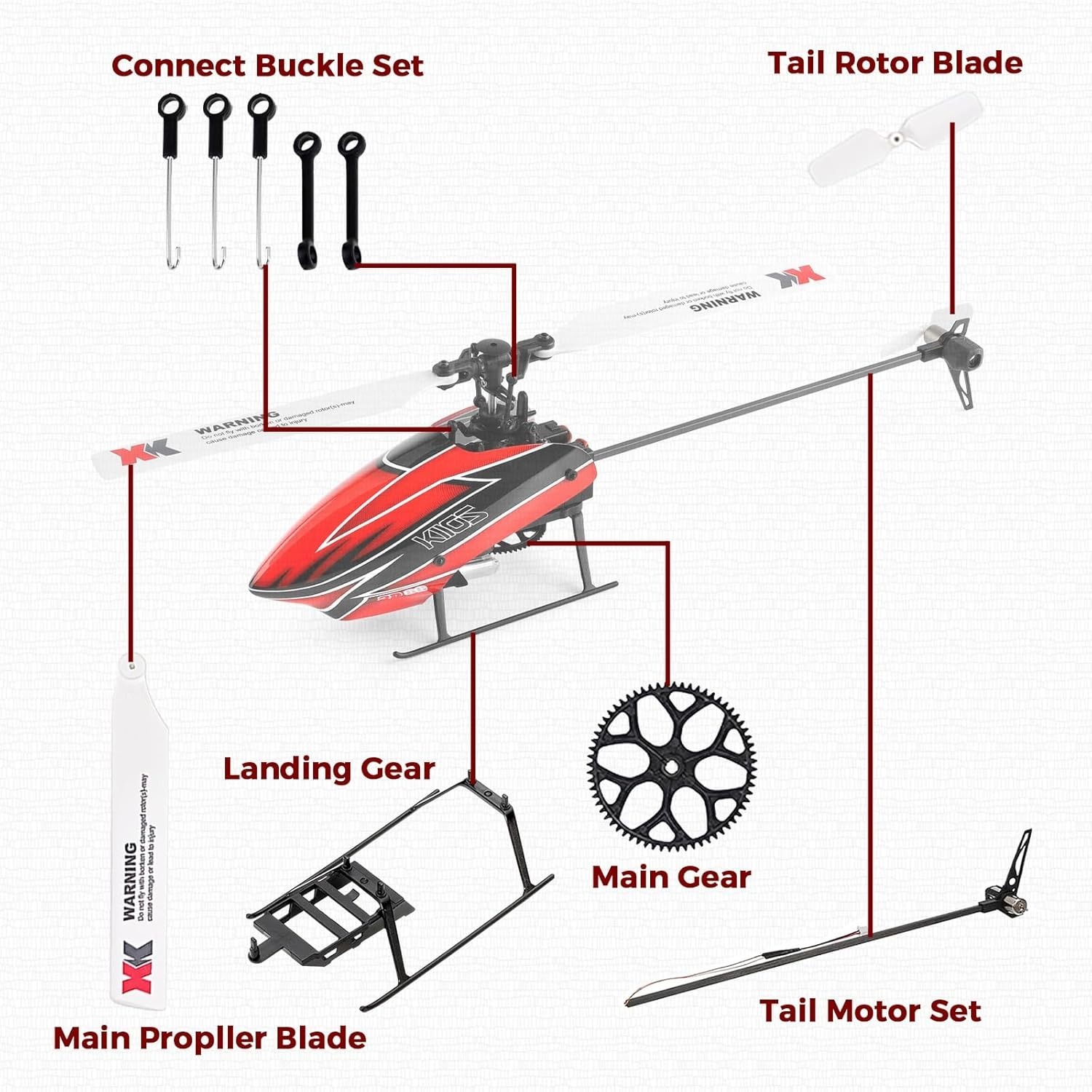 Spare Accessory Kit, Compatibl - Rc Helicopter Blade บทวิจารณ์และราคา