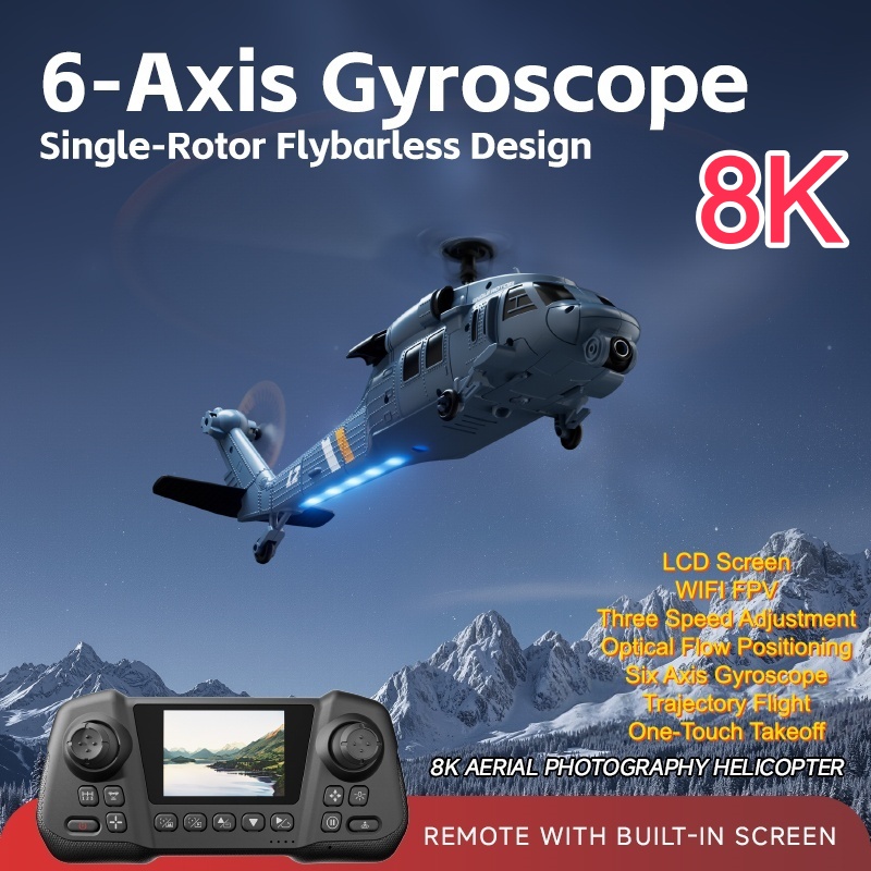 Military Remote Control Screen - Rc Helicopter Single Rotor บทวิจารณ์และราคา