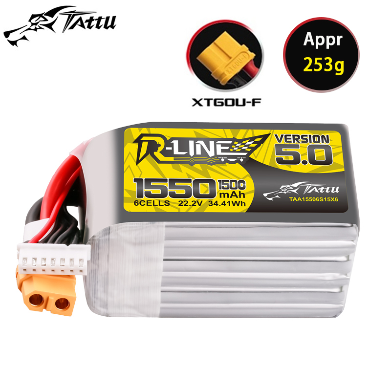 TATTU-R-LINE 5.0 22.2V 1550mAh - Rc Helicopter Parts บทวิจารณ์และราคา