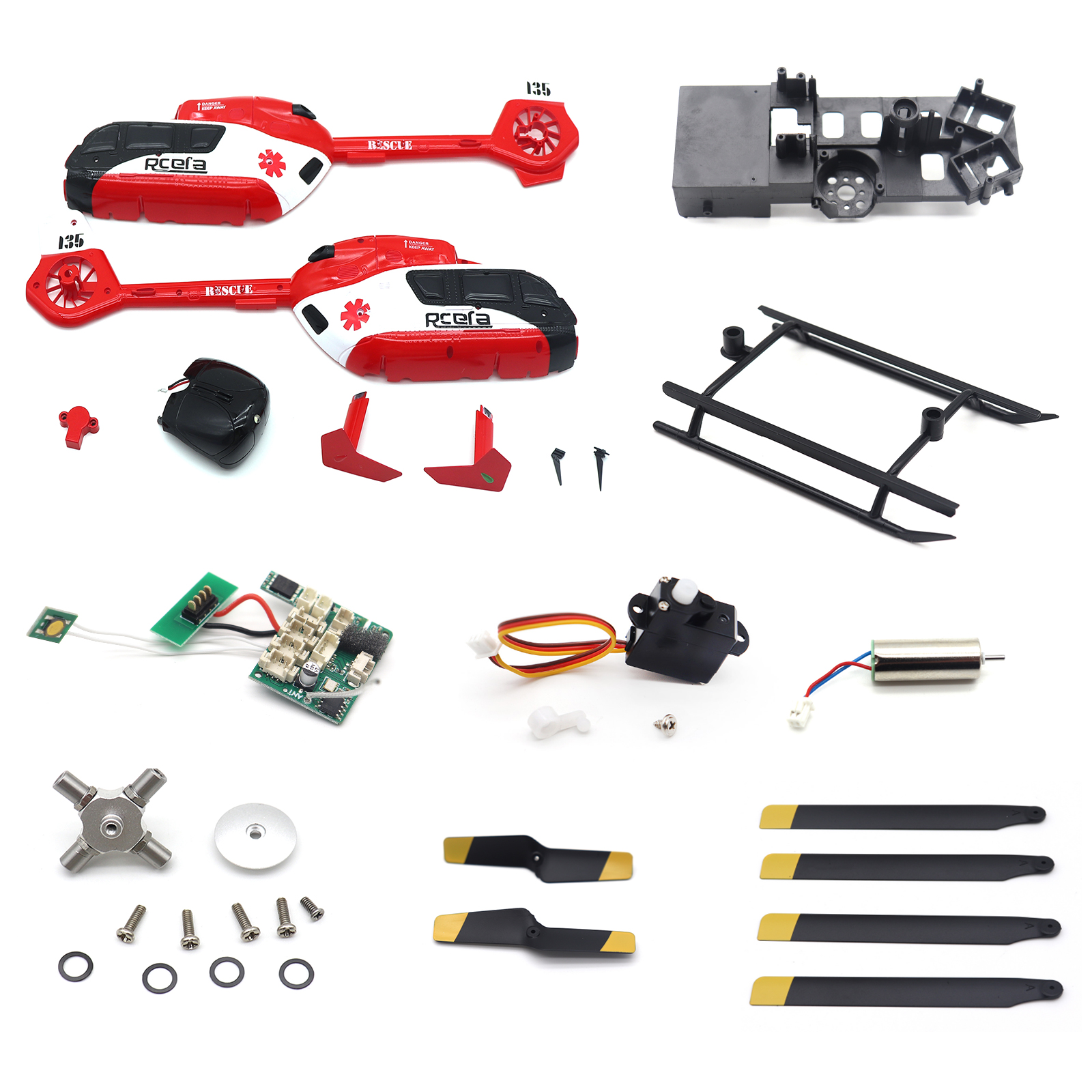 Original Parts for C159 EC-135 - Rc Helicopter Blade บทวิจารณ์และราคา