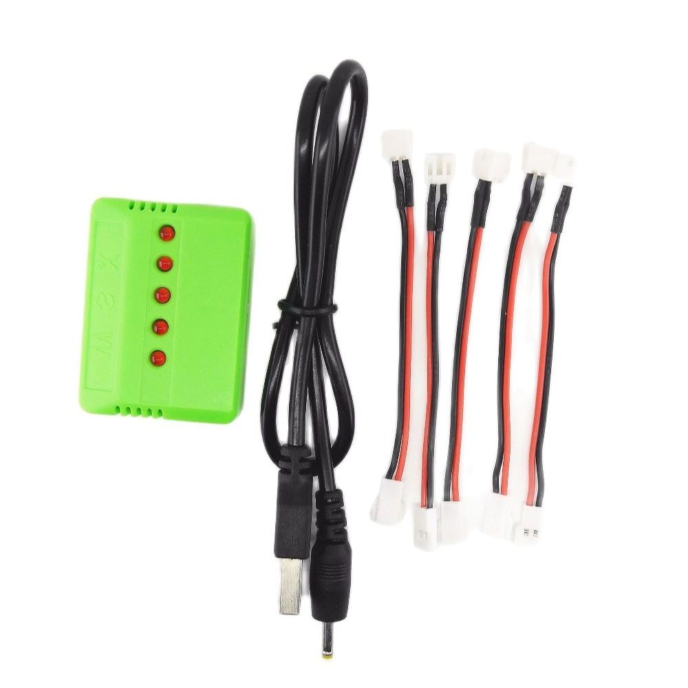 5PCS Cables And 1X 5 In 1 USB  - Rc Helicopter Charger บทวิจารณ์และราคา