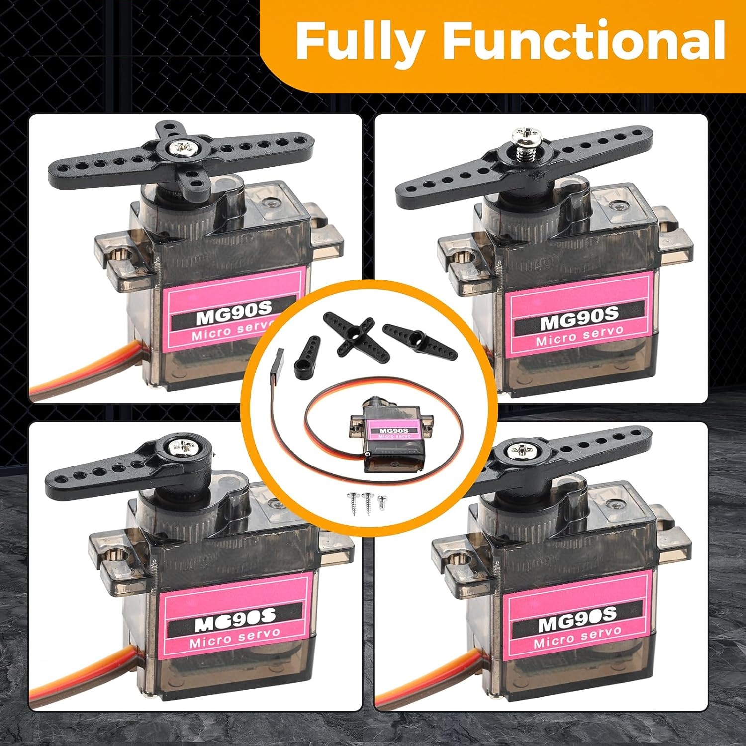 4pcs Micro Servo Metal Gear 90 - Rc Helicopter Mini บทวิจารณ์และราคา