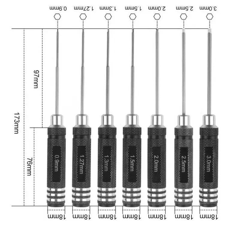 Hex Driver 7/4PCS Hex Allen Sc - Rc Helicopter Tool Kit บทวิจารณ์และราคา
