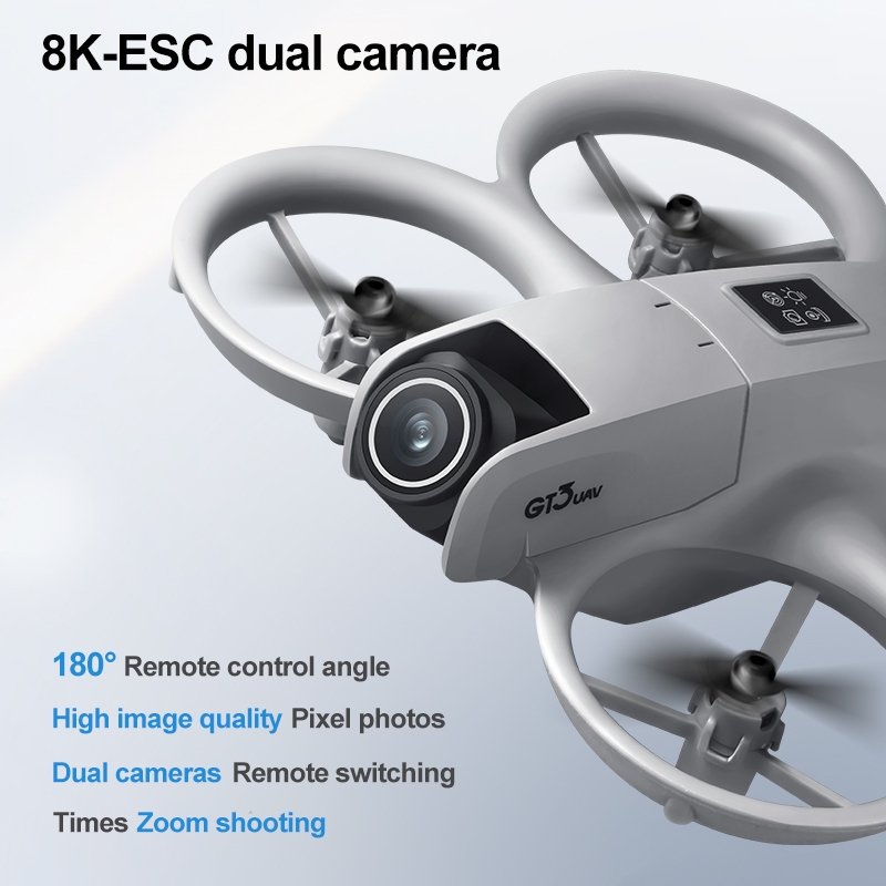 New GT3 Mini RC Drone 8K 5G Ae - Rc Helicopter Electric บทวิจารณ์และราคา