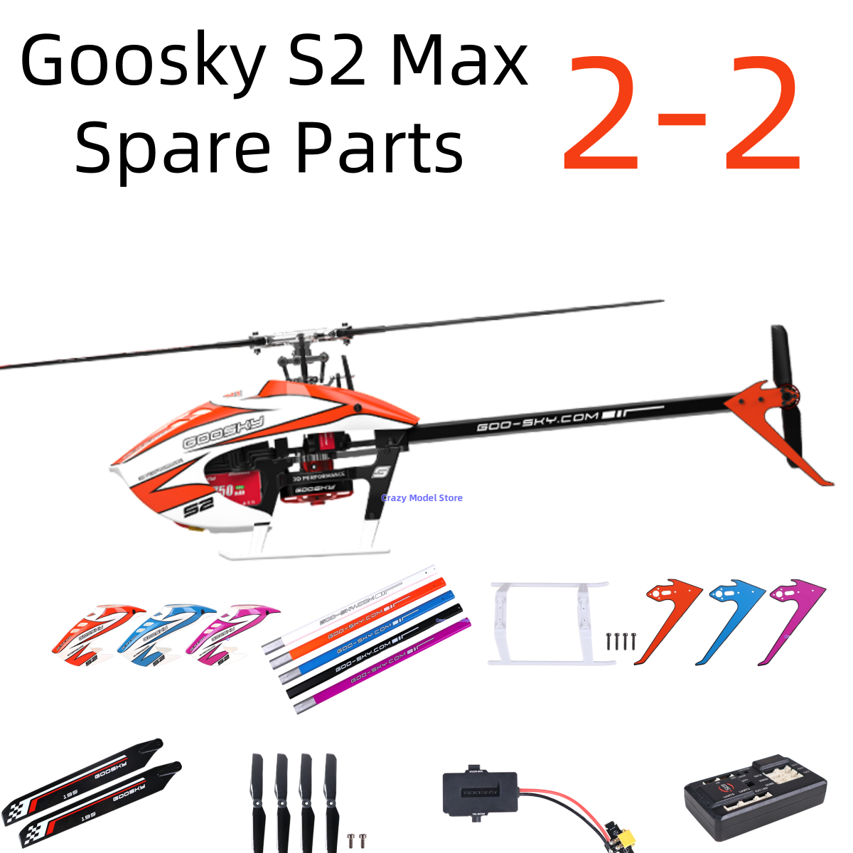 In Stock Goosky S2 Max BE A LE - Rc Helicopter Bag บทวิจารณ์และราคา